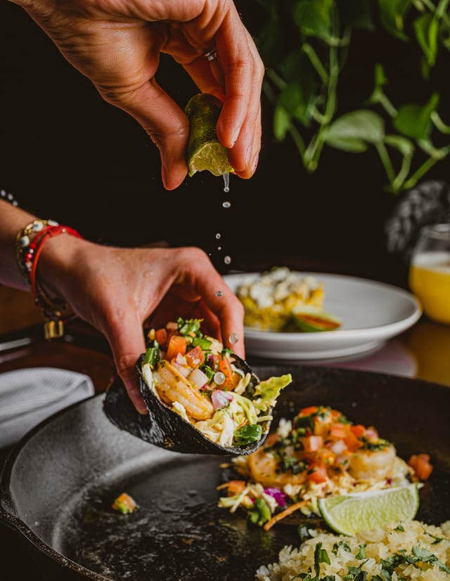 Taco de Camarón.