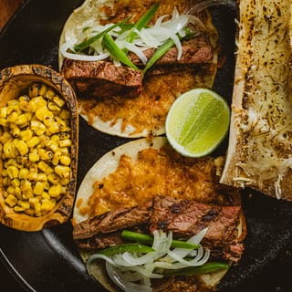 Taco de Ribeye and Bone Marrow